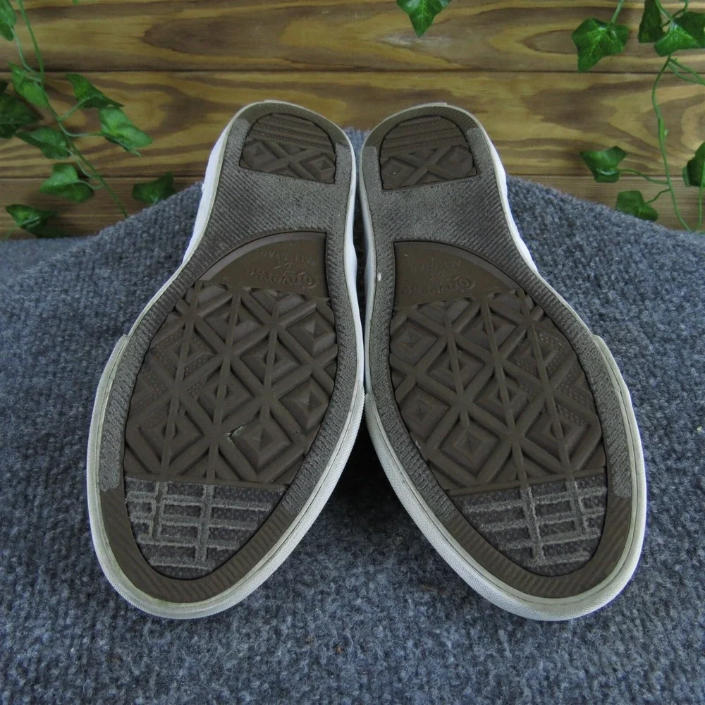 Converse Slip-On Loafer Girl Y 4 Medium Athletic White Fabric Slip On‎